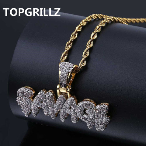 Iced Out Savage Necklace