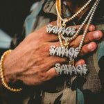 Iced Out Savage Necklace